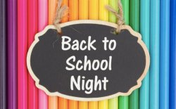 Join us for our Back to School Night